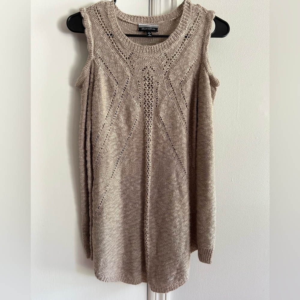 Women’s Allison Brittney Cold Shoulder Sweater